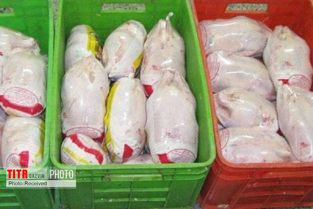 بیش از هفت میلیون کیلوگرم مرغ گرم در بازار قزوین توزیع شد