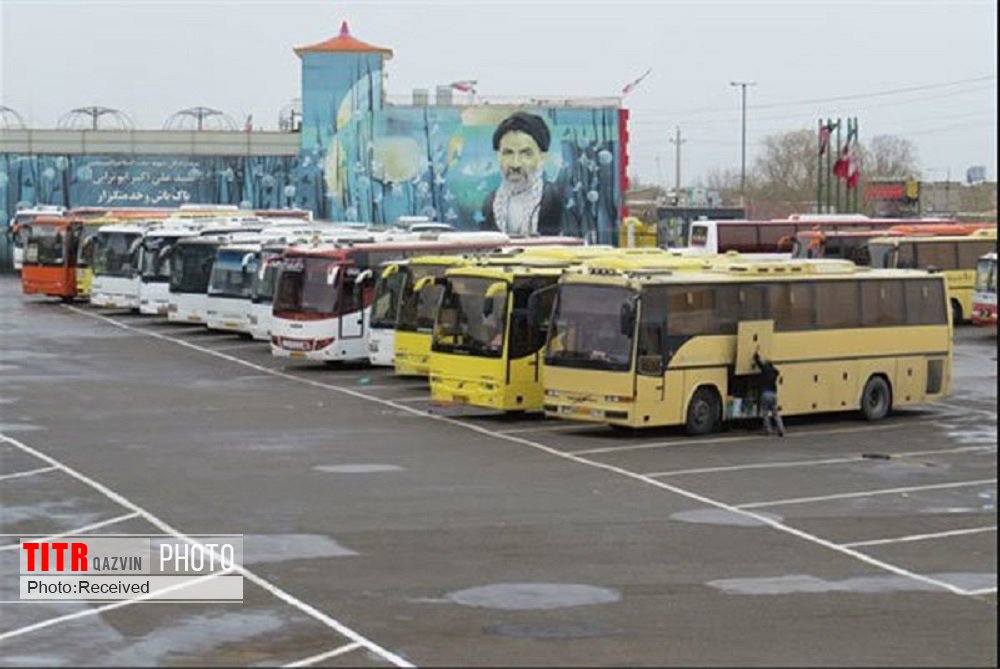 جابه جایی بیش از 400 هزار مسافر با ناوگان مسافربری قزوین