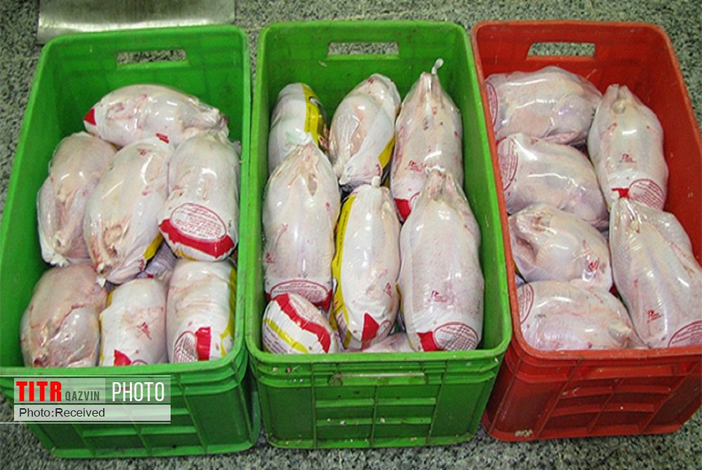 84 تن مرغ منجمد در بازار قزوین عرضه شد