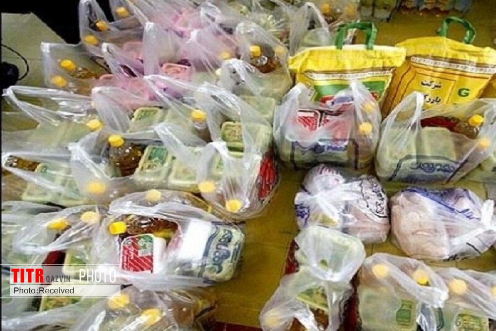 توزیع 1300 بسته معیشتی در طرح ملی پویش هلال رحمت در قزوین 