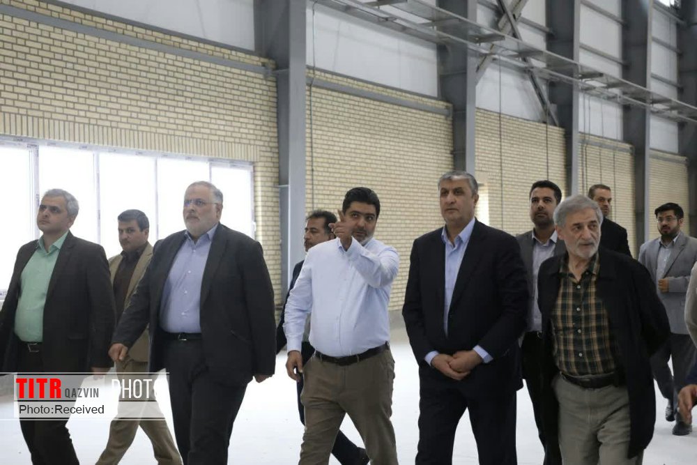 رئیس سازمان انرژی اتمی ایران از چند پروژه در قزوین بازدید کرد