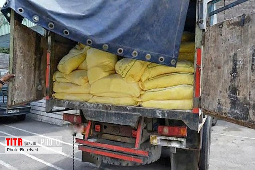 400 کیسه آرد قاچاق در استان قزوین کشف شد