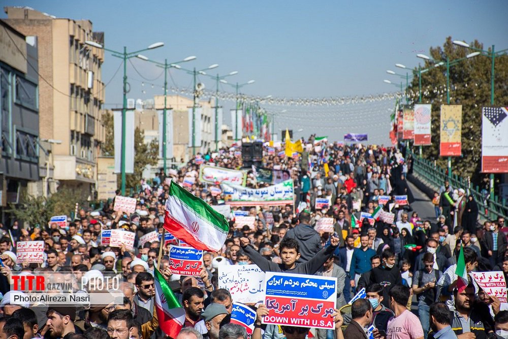 زمان و مکان برگزاری راه‌پیمایی 13 آبان در قزوین اعلام شد